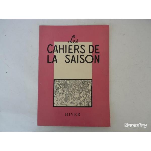Livre Les Cahiers de la Saison Hiver N5 1947