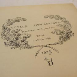 Livre Le voyage pittoresque, hyperbolique et hyperboréen 1944