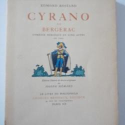 Livre Cyrano de BERGERAC Edmond ROSTAND 1927 Joseph HEMARD