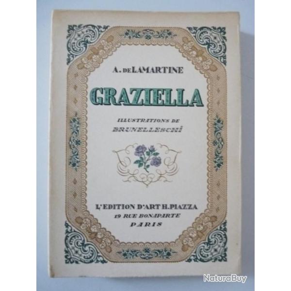 Livre Graziella A. De LAMARTINE 1931 Illustrations BRUNELLESCHI