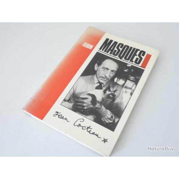 Livre Album Masques Jean COCTEAU 1983