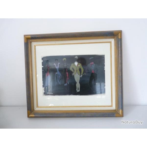 Grand Dessin original Claude BLEYNIE 1957