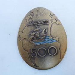 Médaille 500ème anniversaire découverte des Amériques PICHARD JIMENEZ
