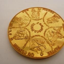 Médaille de voeux en Bronze DEVIGNE