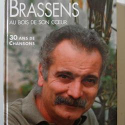 Livre BRASSENS Au bois de son coeur Chansons françaises Sermonte