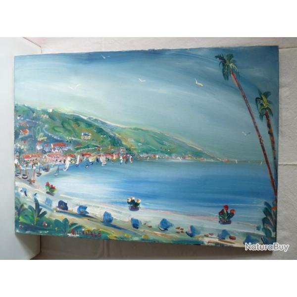 Tableau Peinture sign SANVITALE Bord de mer