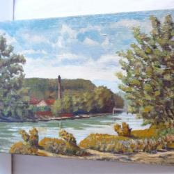 Tableau Peinture Suisse Genève Firmenich Arve