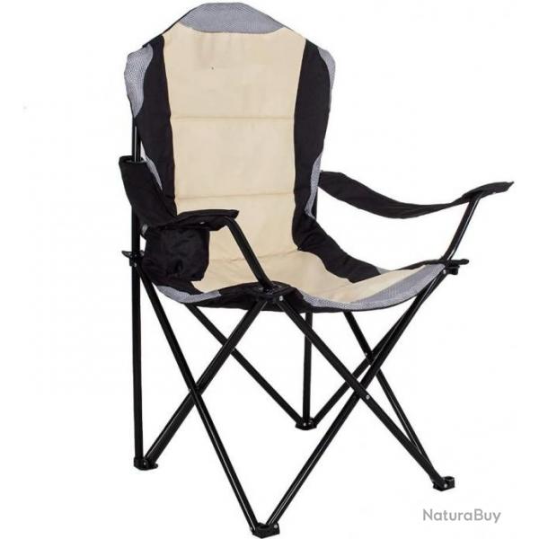 Chaise pliante avec porte gobelet - Camping, pche, etc. LIVRAISON GRATUITE ET RAPIDE