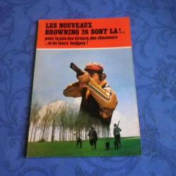 Dépliant BROWNING modèle 26