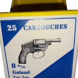 8 mm Galand ou 8mm Tue Tue: Reproduction boite cartouches (vide) GU 8770590