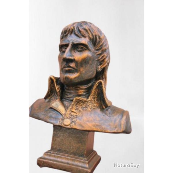 Buste du Gnral Bonaparte - Hauteur : 18 cm - Fabrication artisanale franaise