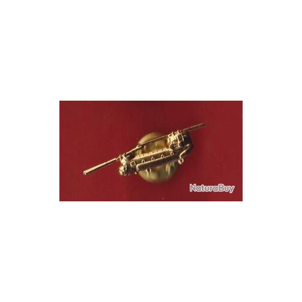 Pin's Helicoptere Miliataire Military ? Petit Pin's Dor Couleur Or Beau Relief Ref 2033