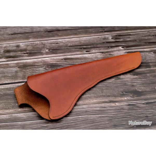 Holster Remington 1858 New Army Marron clair Droitier