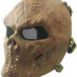 TOP ENCHERE - Masque de protection Airsoft - Crâne flétri - LIVRAISON GRATUITE ET RAPIDE