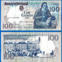 Portugal 100 Escudos 1985 Barbosa Du Bocage Escudo Billet Europe Sud