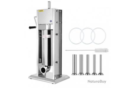 Machine à saucisses manuelle avec tubes de remplissage de saucisse