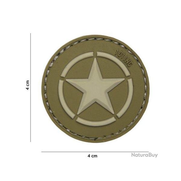 Patch 3D PVC "Star" OD & Desert (101 Inc)