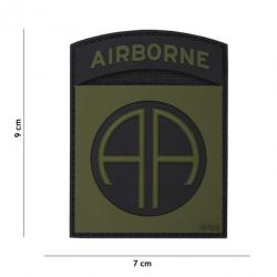 Patch 3D PVC Airborne AA OD & Noir (101 Inc)