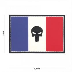 Patch 3D PVC Drapeau France Punisher (101 Inc)