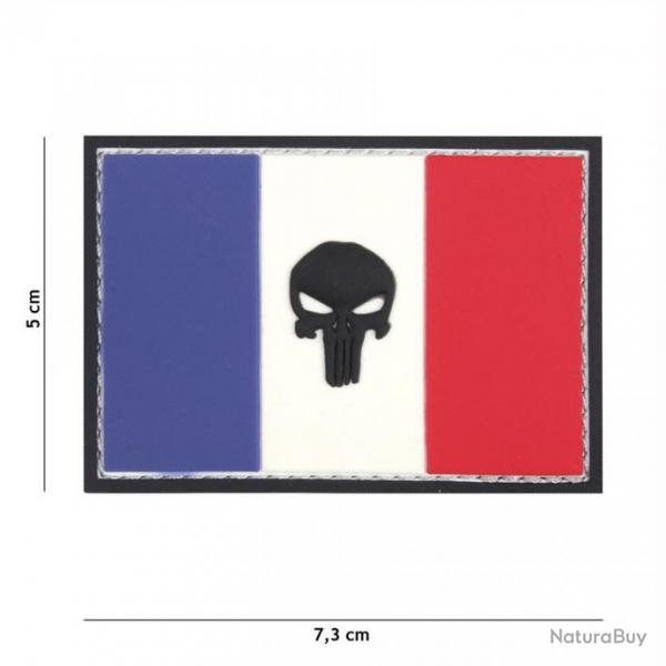 Patch 3D PVC Drapeau France Punisher (101 Inc)