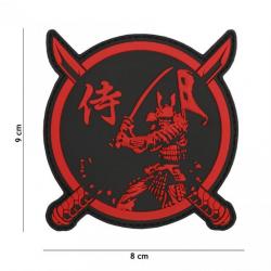 Patch 3D PVC Samurai Guerrier Rouge (101 inc)