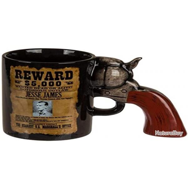 Mug revolver 450ml - Design original - Livraison gratuite et rapide