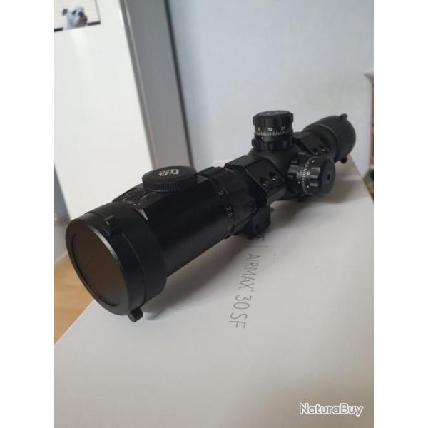 Lunette UTG 1-4,5 x 28 Accushot. Rticule Mil-dot