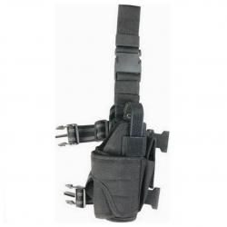 Holster de cuisse droitier réglable Viper Noir