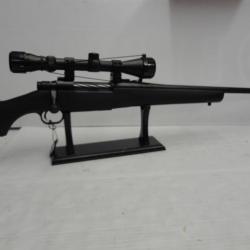 AXEL  N2427 - PACK MOSSBERG PATRIOT CAL. 243 W SYNTHÉTIQUE + LUNETTE 3.12 X56 RTI NEUF