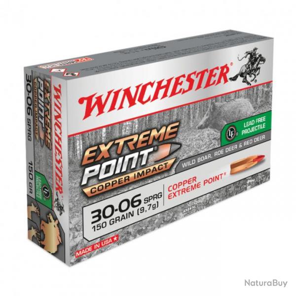 Balles De Chasse Winchester Extreme Point Lead Free Calibre 30.06