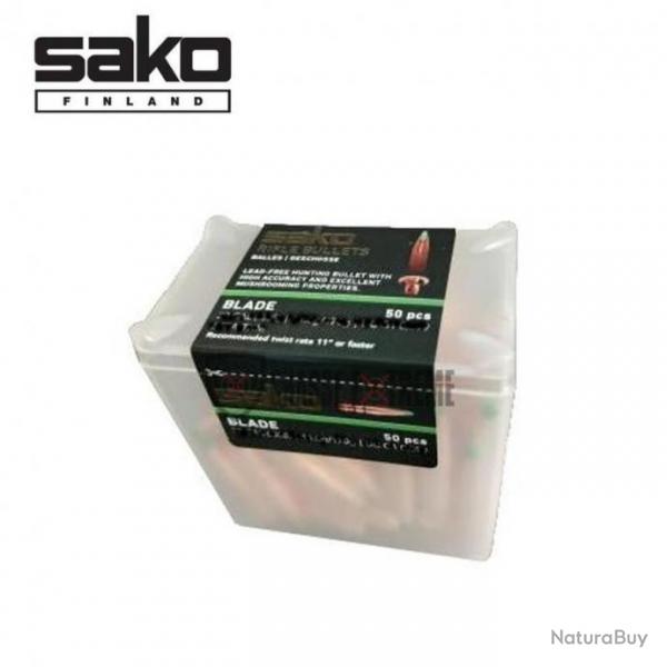 100 Ogives SAKO Soft Point cal 5,7mm/224 50gr