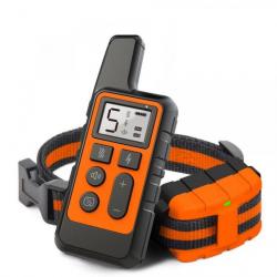 Collier Dressage Sport-Trainer Entraînement Chien 500m Télécommande Ecran LCD Rechargeable Etanche