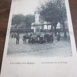 CP  Dpt  81  LACAUNE LES BAINS LA FONTAINE DE LA VIERGE