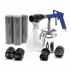 Kit pistolet de sablage air comprimé sableuse avec matériau accessoires gicleur 16_0002778