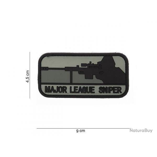 Patch 3D PVC Major League Sniper Noir & Gris (101 Inc)