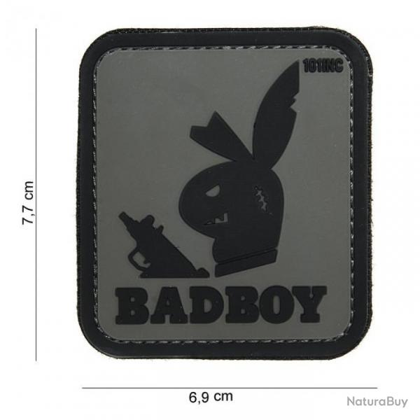 Patch 3D PVC Bad Boy Gris (101 Inc)