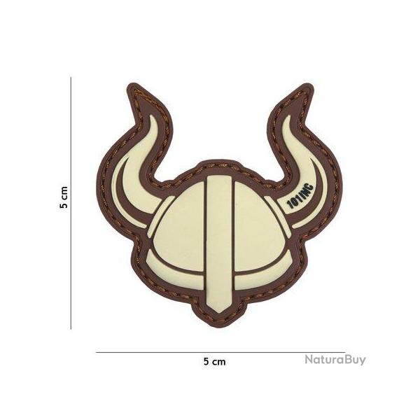 Patch 3D PVC Viking Helmet Desert (101 Inc)