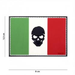 Patch 3D PVC Italie w/ Skull (101 Inc)