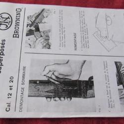 Notice de montage et d&eacute;montage et &eacute;clat&eacute; de pi&egrave;ces  pour Bronwing B25