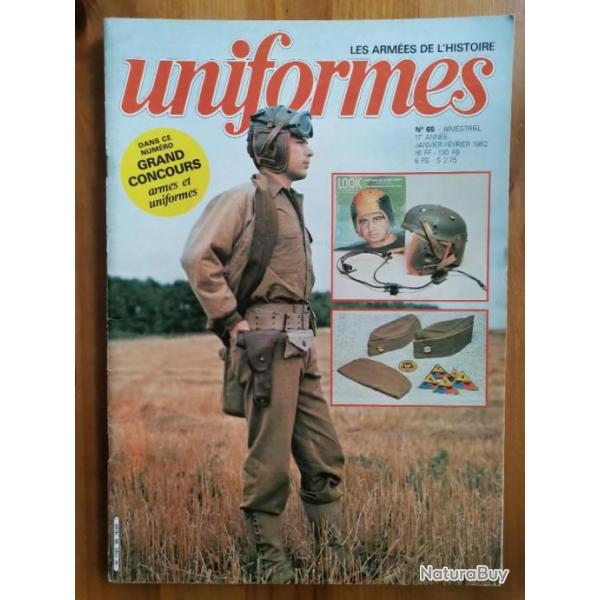 Ouvrage Uniformes les armes de l'histoire no 65