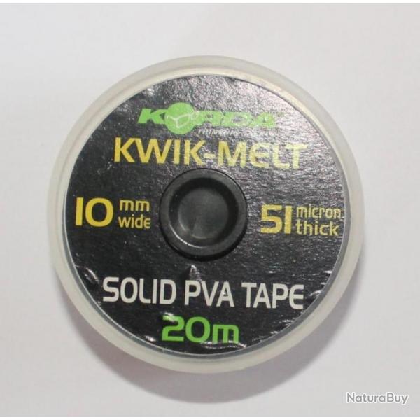 Bobine Korda Kwik Melt Solid PVA Tape 10mm