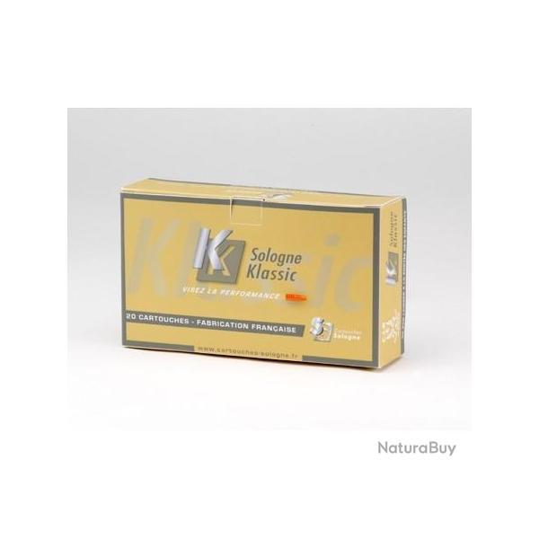 Munitions SOLOGNE calibre 8x60S Nosler BT 180gr - 11.7g x20