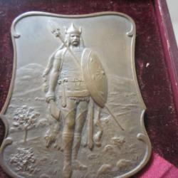 médaille Ets Bergougnan à Clermont-Ferrand s.d. AVEC ECRIN