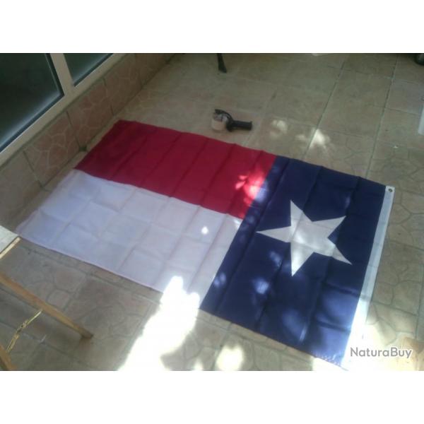 grand Drapeau Texas (90x150) tres bien pour ww2 reconstitution!(a)