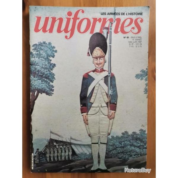 Ouvrage Uniformes les armes de l'histoire no 61