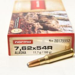 20 Munitions Norma 7.62x54 R nagant