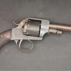 REVOLVER FRANCOTTE Simple Action Modèle 1871 CONTRAT MILITAIRE SUÉDOIS Calibre 11mm - BE XIX Très bo