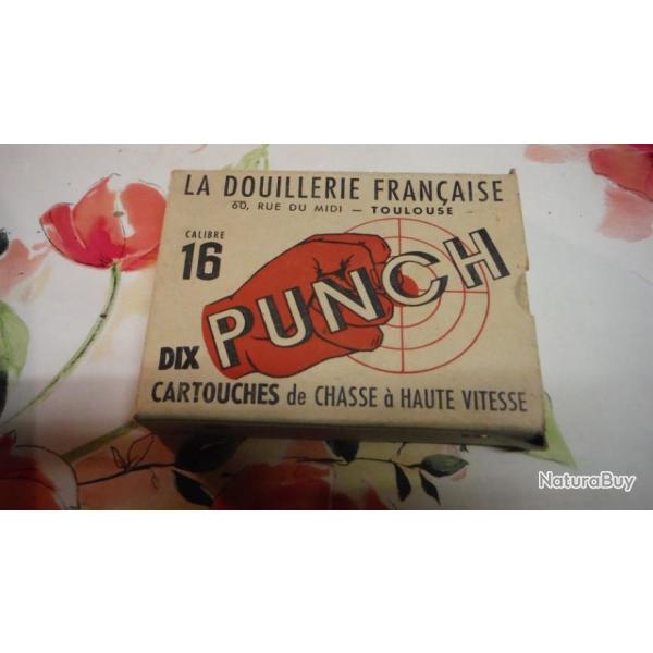 1 boite vide collector de 10 cartouches calibre 16 la Douillerie Franaise Punch
