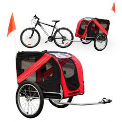 Remorque de vélo pour chien poussette attelage chariot transport pour chien 16_0002824