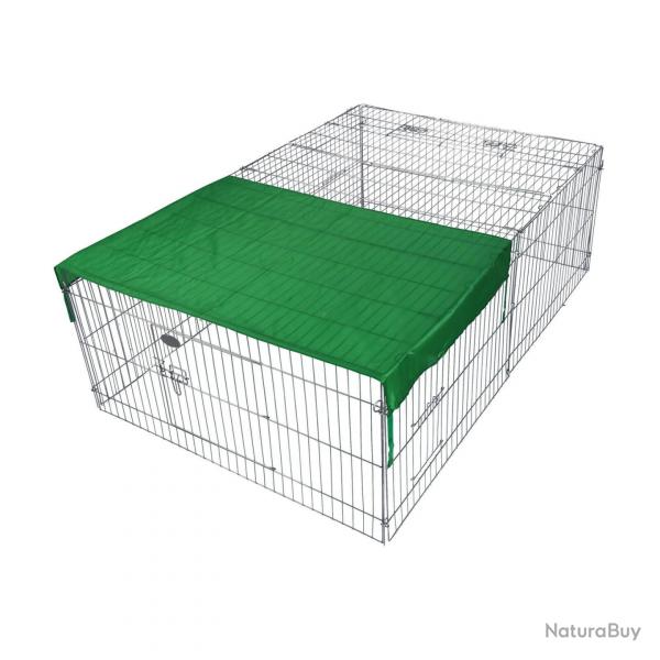 Parc enclos pour petits animaux domestiques 216 cm protection solaire 16_0002231